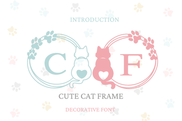 Cute Cat Frame Font - Featured Image