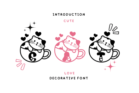 Cute Cat Love Font - Featured Image