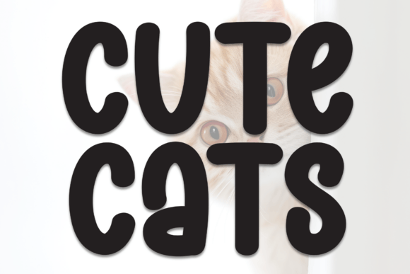 Cute Cats Font - Featured Image