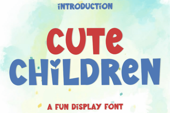Cute Children Font - Featured Image