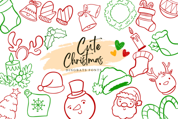 Cute Christmas Font - Featured Image