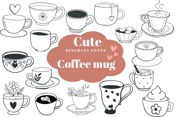 Cute Coffee Mug Font - Featured Image