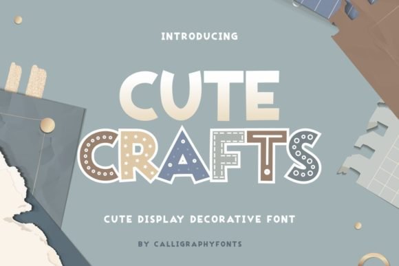 Cute Crafts Font - Featured Image