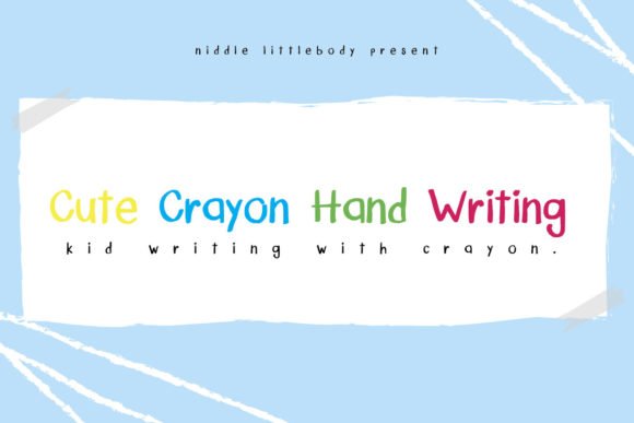 Cute Crayon Font - Featured Image