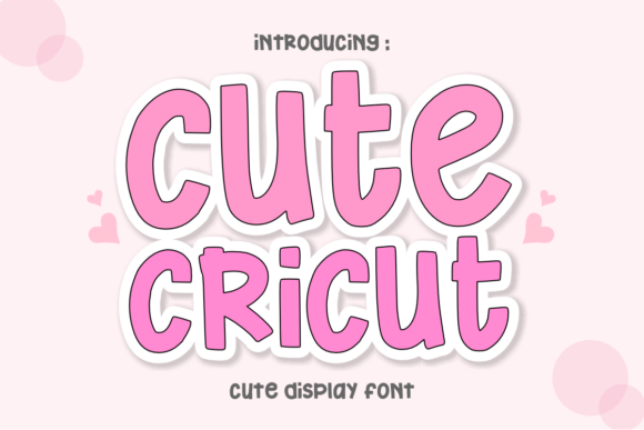 Cute Cricut Font - Featured Image