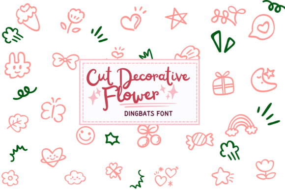 Cute Decorative Flower Font - Featured Image