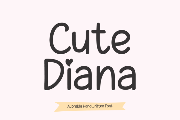Cute Diana Font - Featured Image