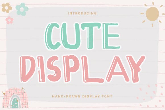 Cute Display Font - Featured Image