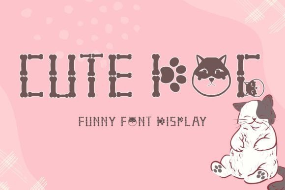 Cute Dog Font - Featured Image