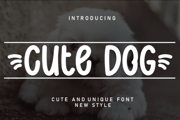 Cute Dog Font - Featured Image