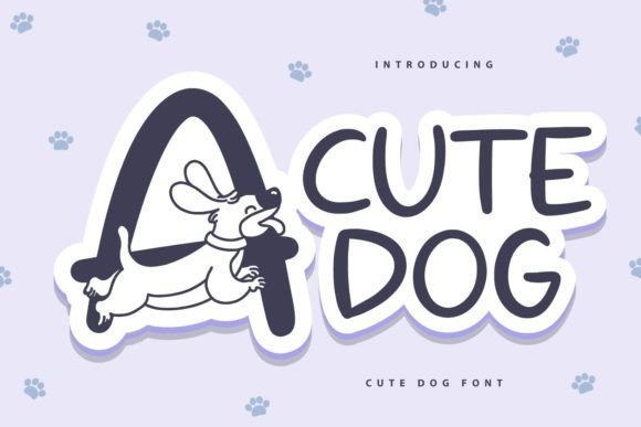 Cute Dog Font - Featured Image