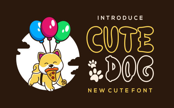 Cute Dog Font - Featured Image