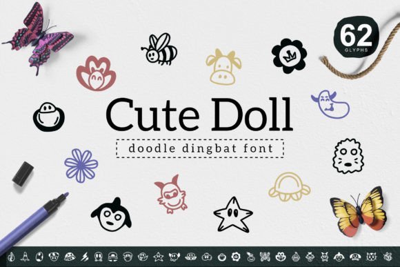 Cute Doll Font - Featured Image