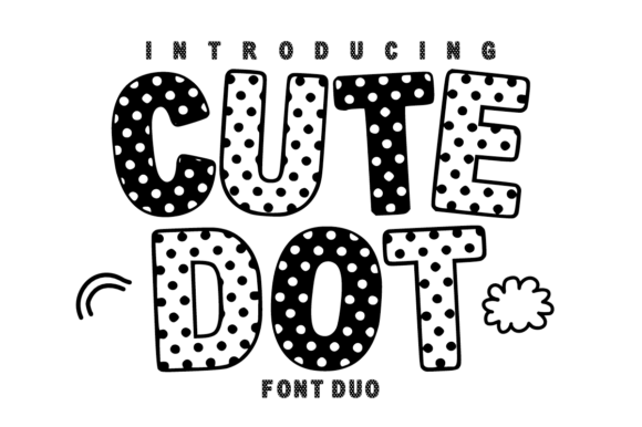 Cute Dot Duo Font - Featured Image