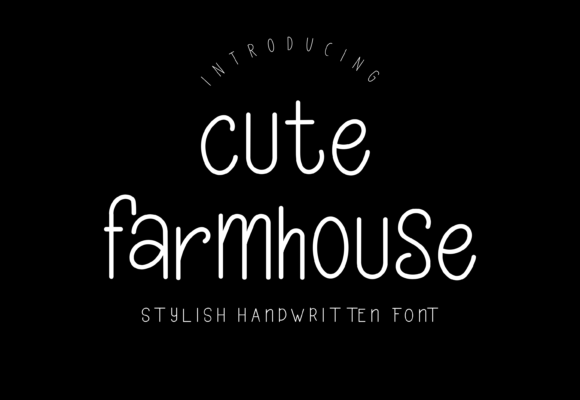 Cute Farmhouse Font - Featured Image