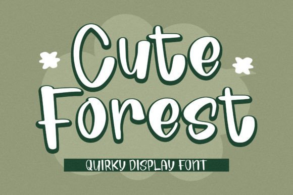 Cute Forest Font - Featured Image