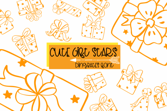 Cute Gift Stars Font - Featured Image