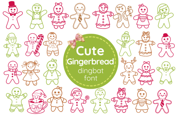 Cute Gingerbread Font - Featured Image