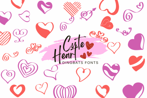 Cute Heart Font - Featured Image