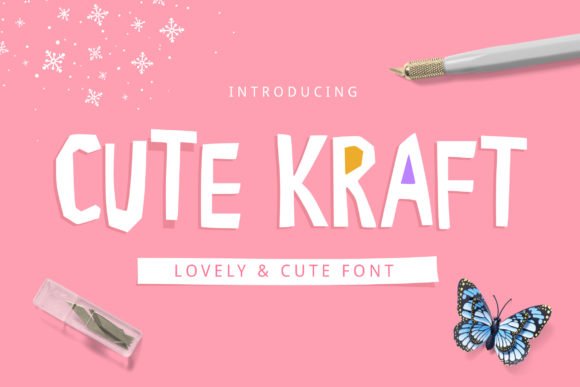 Cute Kraft Font - Featured Image