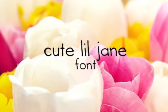 Cute Lil Jane Font - Featured Image