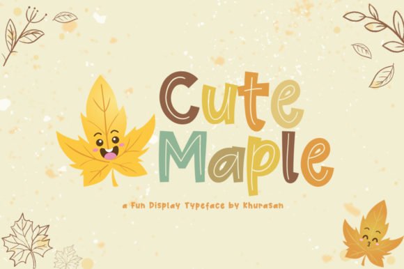 Cute Maple Font - Featured Image