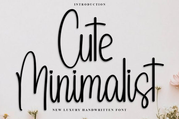 Cute Minimalist Font - Featured Image