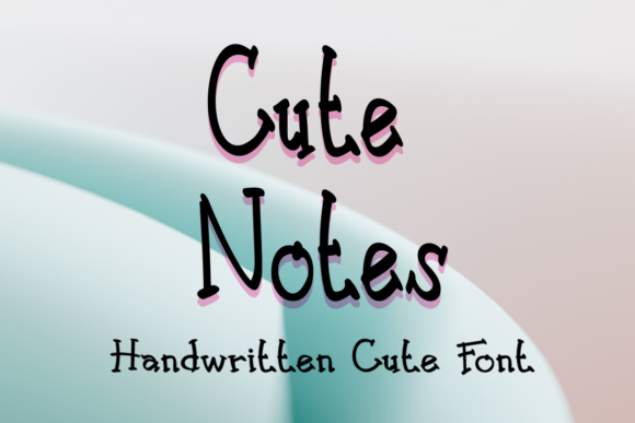 Cute Notes Font - Featured Image