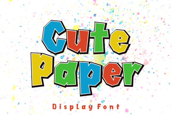 Cute Paper Font - Featured Image