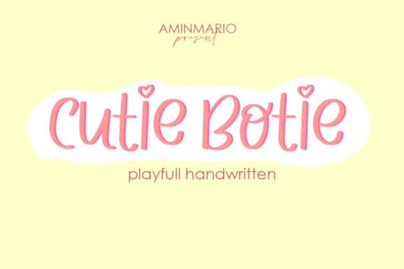 Cutie Botie Font - Featured Image