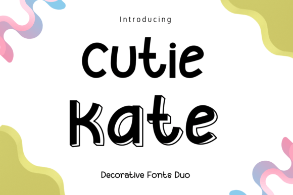 Cutie Kate Duo Font - Featured Image