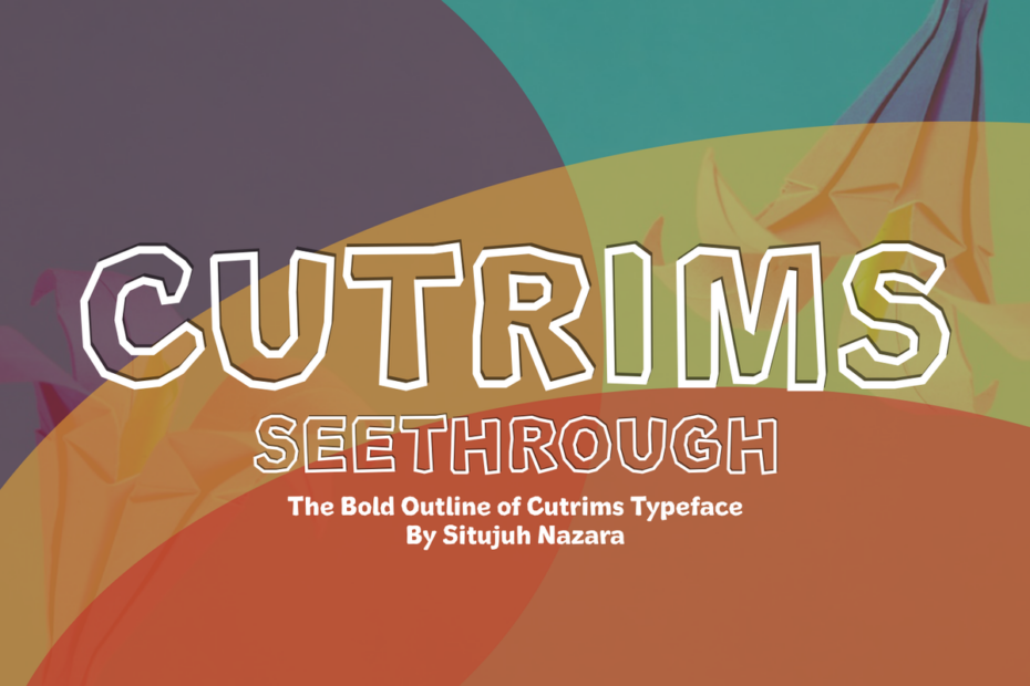 Cutrims Seethrough Font - Featured Image