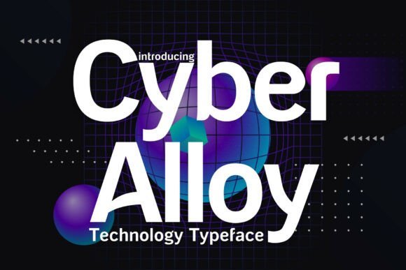 Cyber Alloy Font - Featured Image