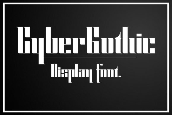 Cyber Gothic Font - Featured Image