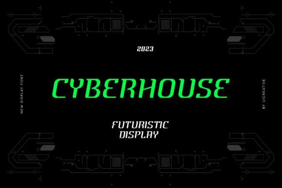 Cyber House Font - Featured Image