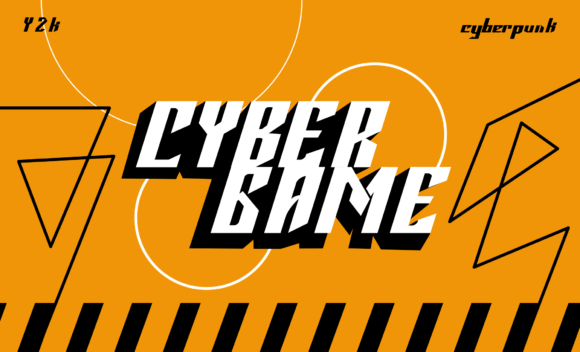 Cybergame Font - Featured Image