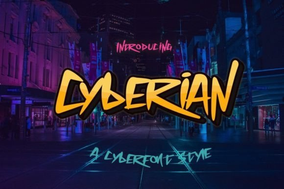 Cyberian Font - Featured Image