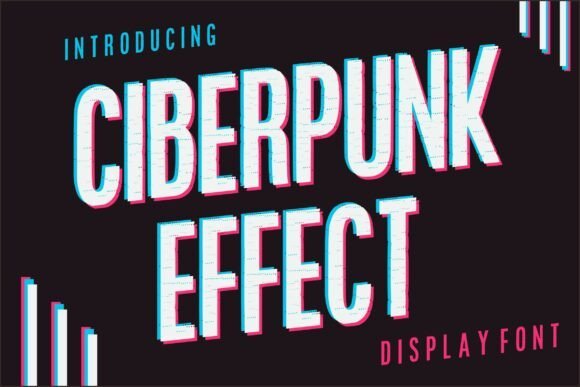 Cyberpunk Effect Font - Featured Image