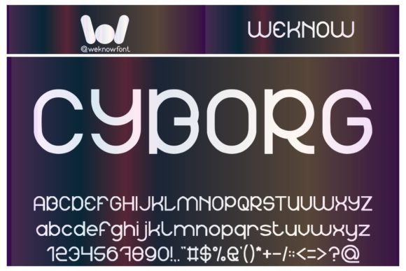 Cyborg Font - Featured Image
