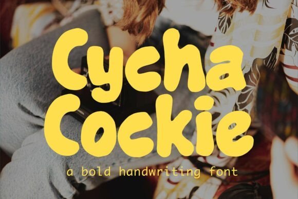 Cycha Cockie Font - Featured Image