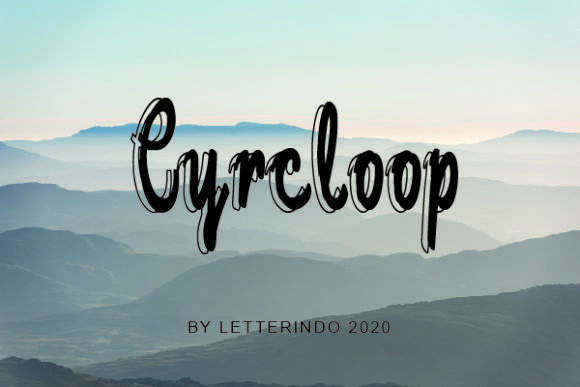 Cyrcloop Font - Featured Image
