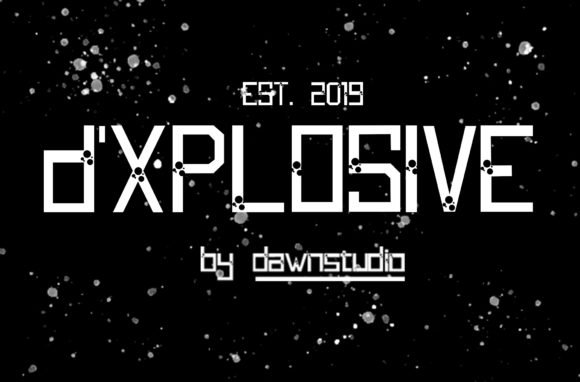 D'XPLOSIVE Font - Featured Image
