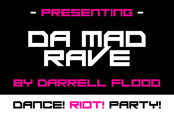 Da Mad Rave Font - Featured Image