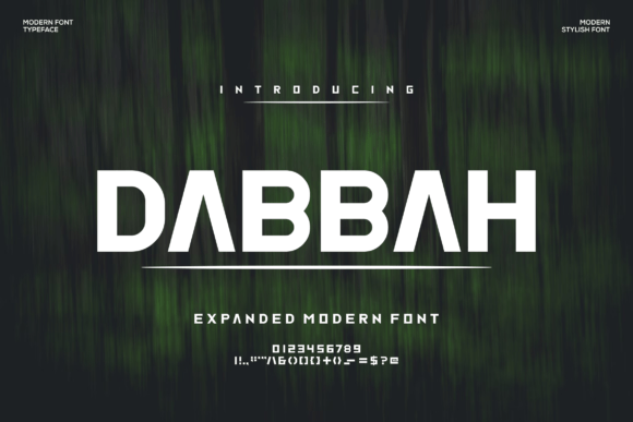 Dabbah Font - Featured Image
