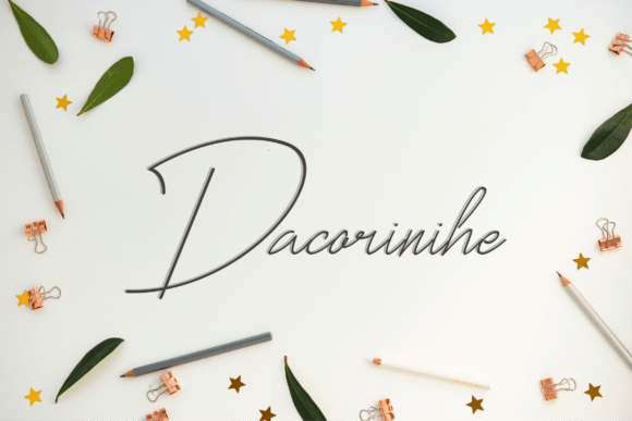 Dacorinihe Font - Featured Image