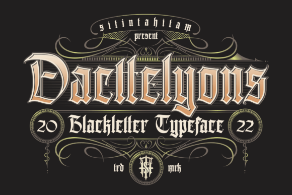 Dacttelyons Font - Featured Image