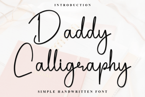 Daddy Calligraphy Font - Featured Image
