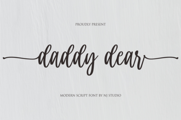 Daddy Dear Font - Featured Image