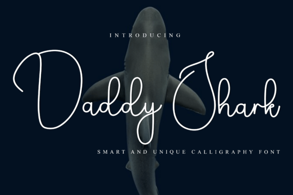 Daddy Shark Font - Featured Image