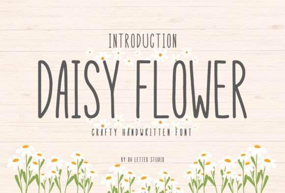 Daisy Flower Font - Featured Image